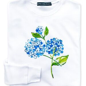 Kiel James Patrick Blue Hydrangea Sweatshirt